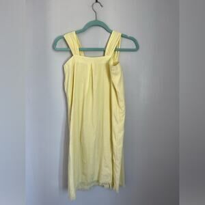 NWT Girls Bonnet a pompon linen dress. Size 12
